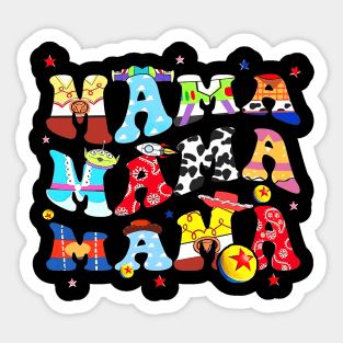 Toy Story Mama Boy Mom Mother's Day Sticker